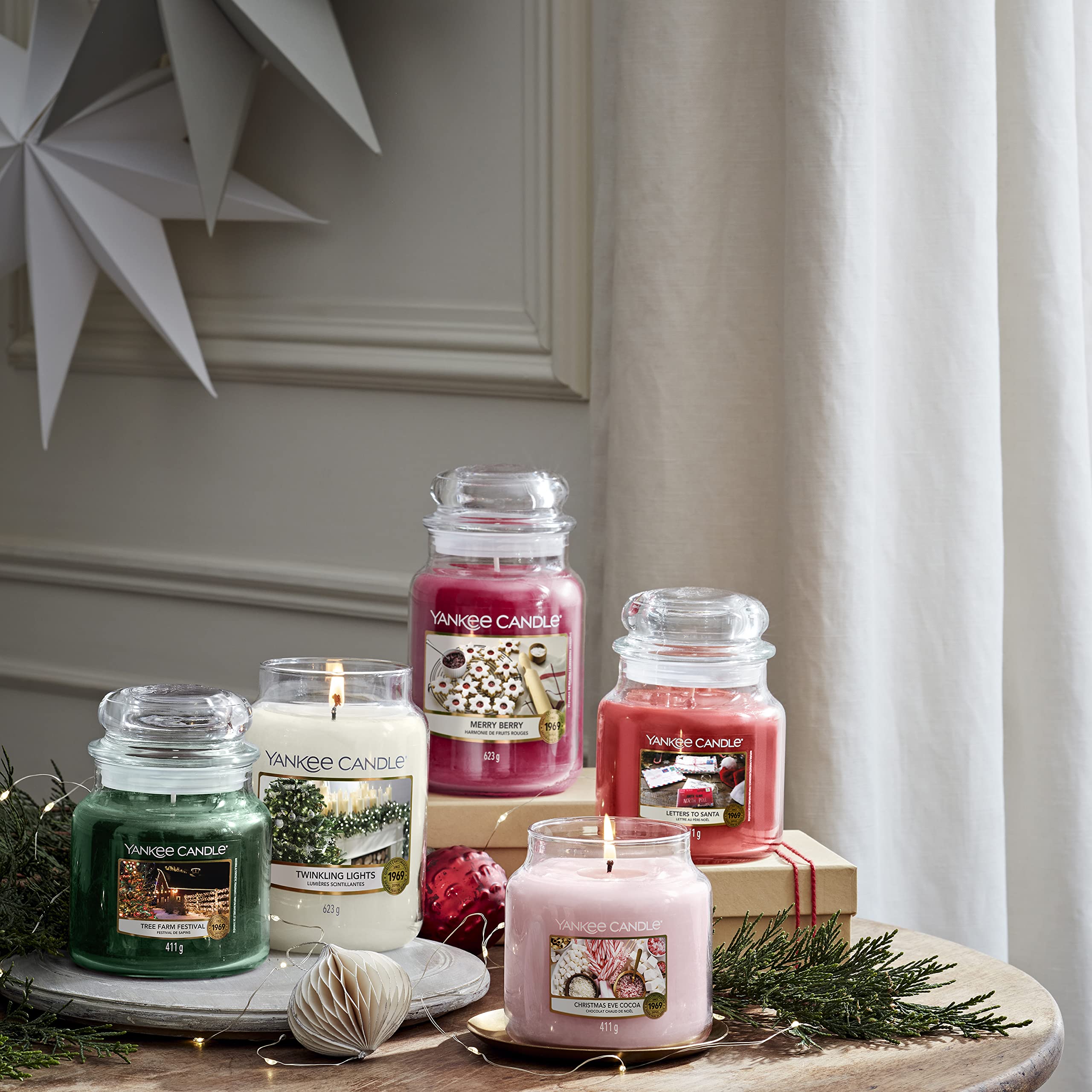 Amazon.de: Yankee Candle Duftkerze im Glas (groß) | Tree Farm